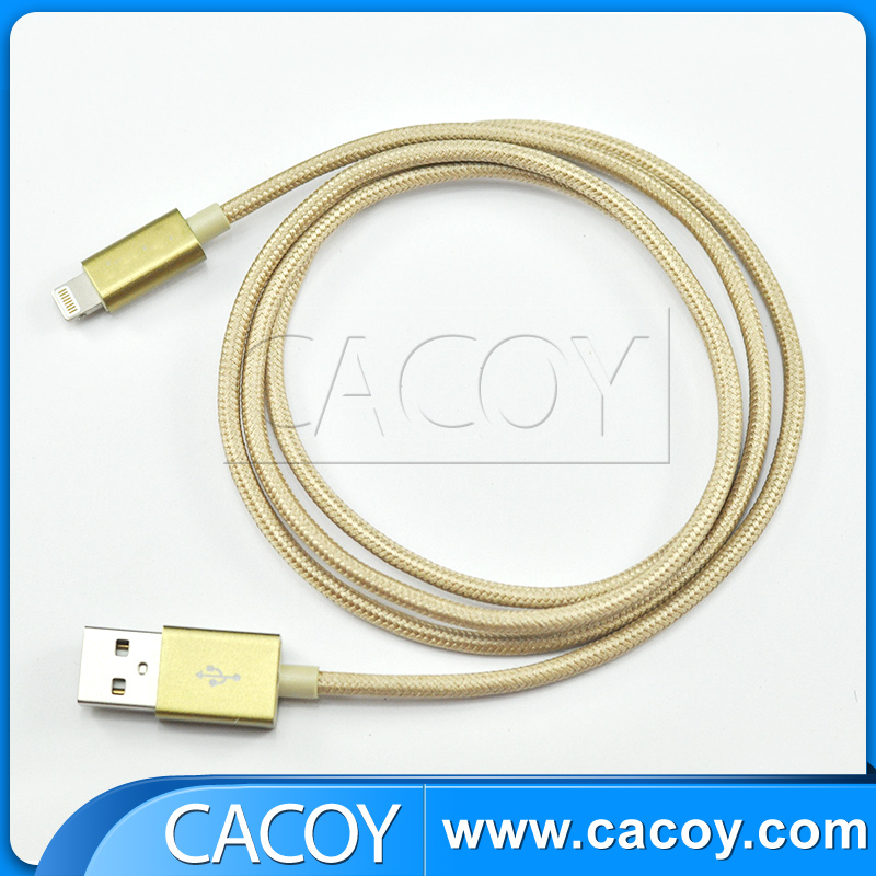 Large aluminum shell braided cable